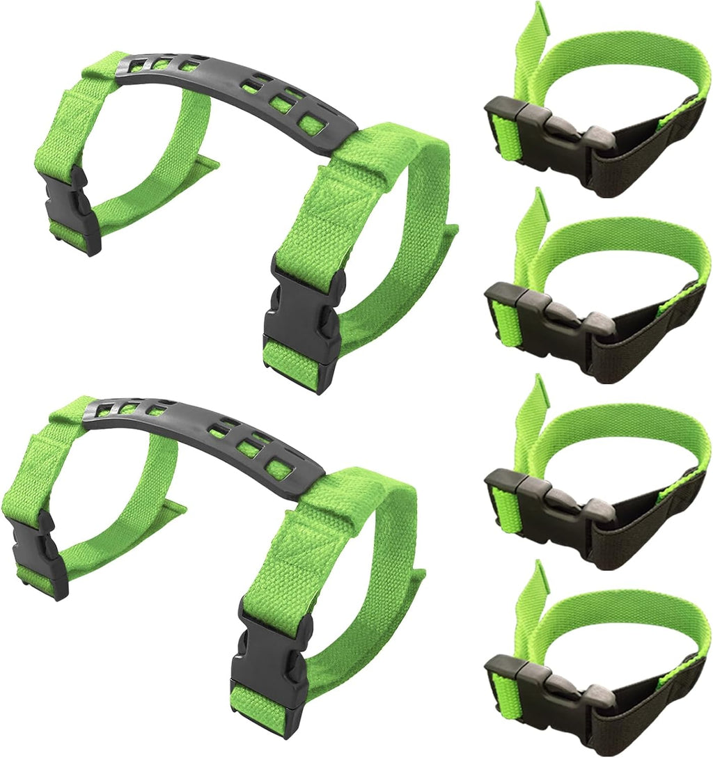 Easy Carry Straps Dog Fence, 2Pack (Black)