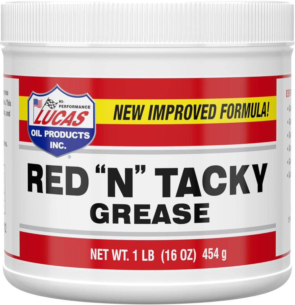 Lucas Oil 10318 Red N Tacky Grease 3 Ounce Combo Pack (Pack of 10)