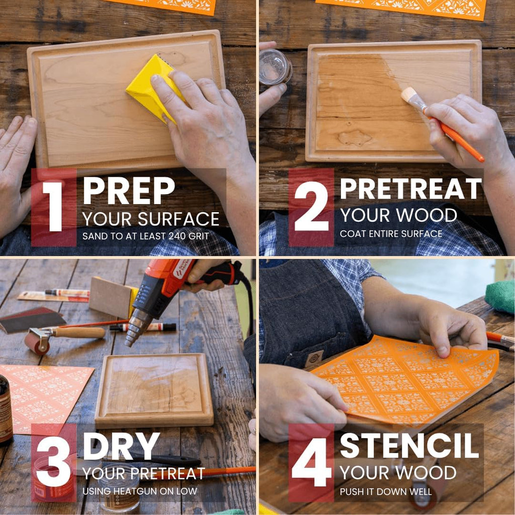 Scorch Marker Scorch Paint, Heat Activated Wood Burning Paint, 2 fl oz