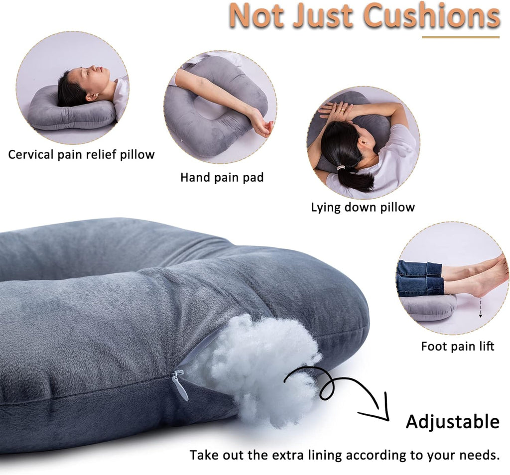 Hshbxd Donut Pillow, Tailbone Cushion for Wheelchair, Office and Travel