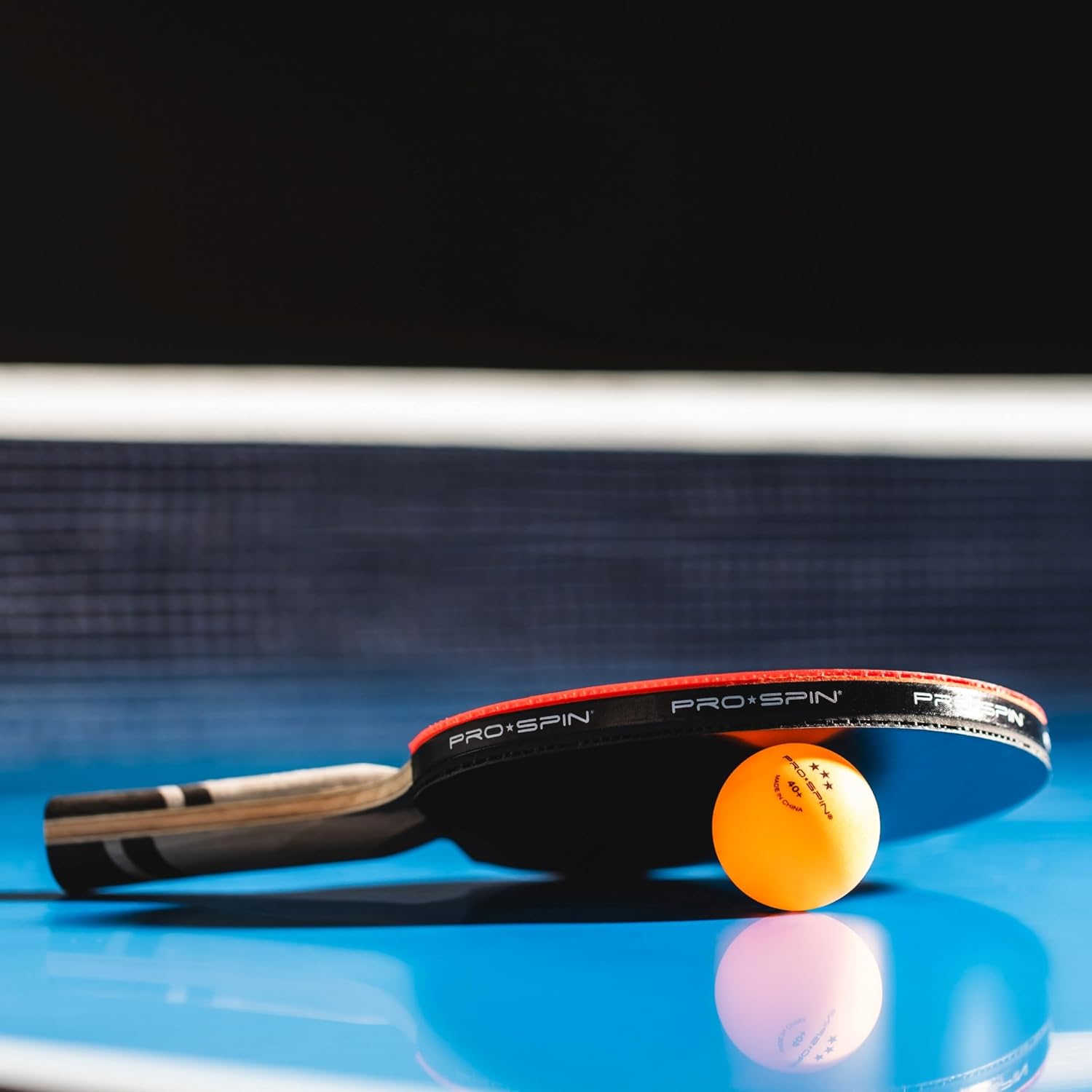 PRO-SPIN Ping Pong Balls - 3-Star Premium Orange Table Tennis Balls | High-Performance 40+ ABS Professional Quality | Ultimate Durability for Indoor & Outdoor Ping Pong Tables
