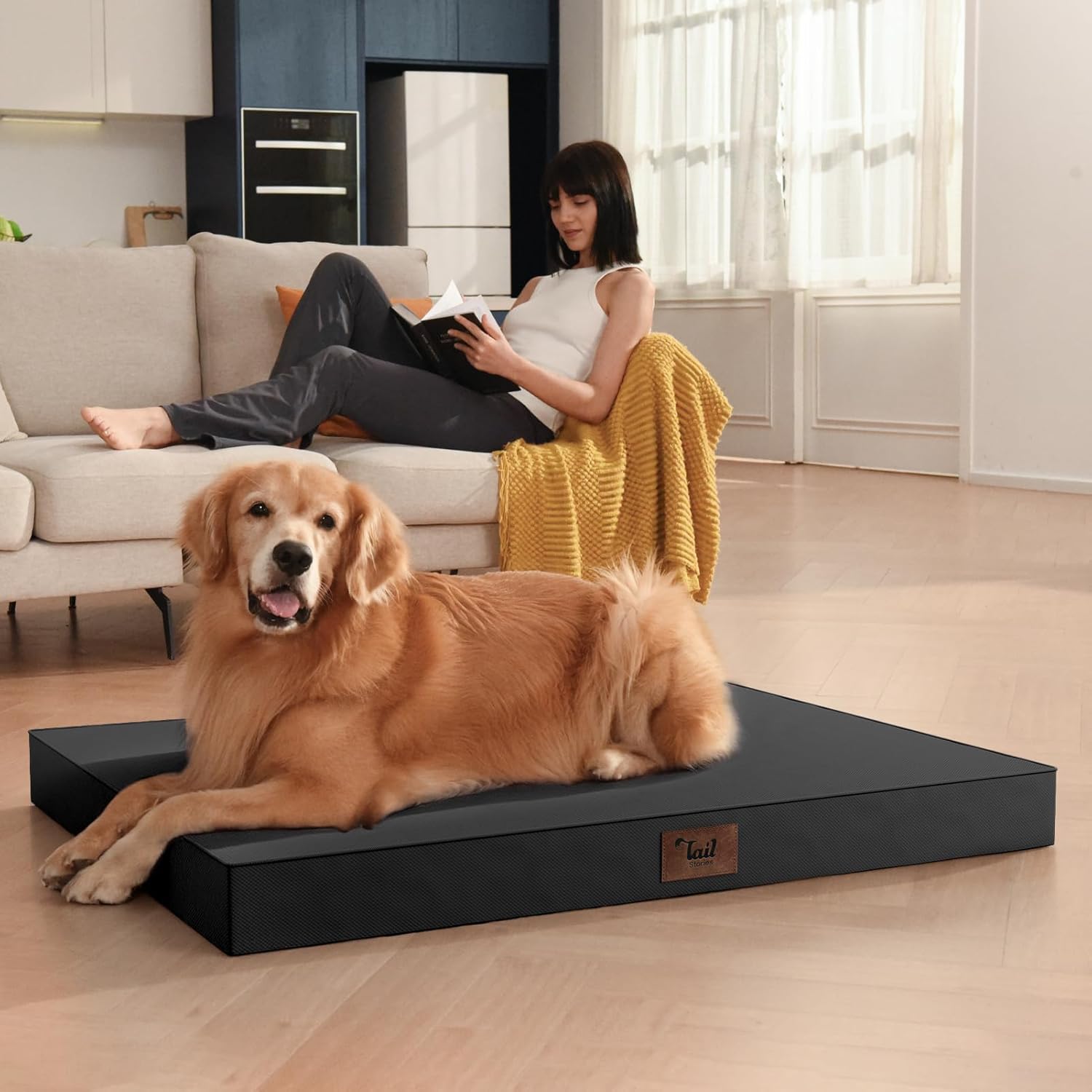 Orthopedic Waterproof Dog Bed for Small Dogs and Cats