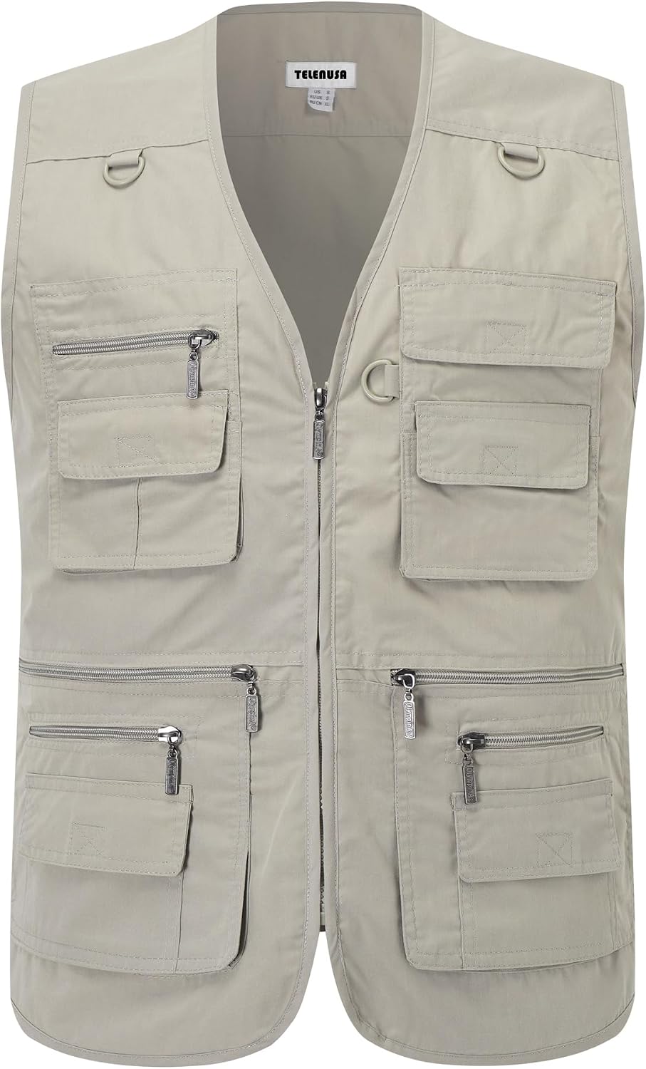 Men's Outdoor Vest Summer Fishing Vest Utility Lightweight Travel Safari Photography Casual Gilet with Multi Pockets