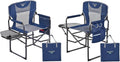 SUNNYFEEL Oversized DirectorsCamping Chair for Adults with Side Table