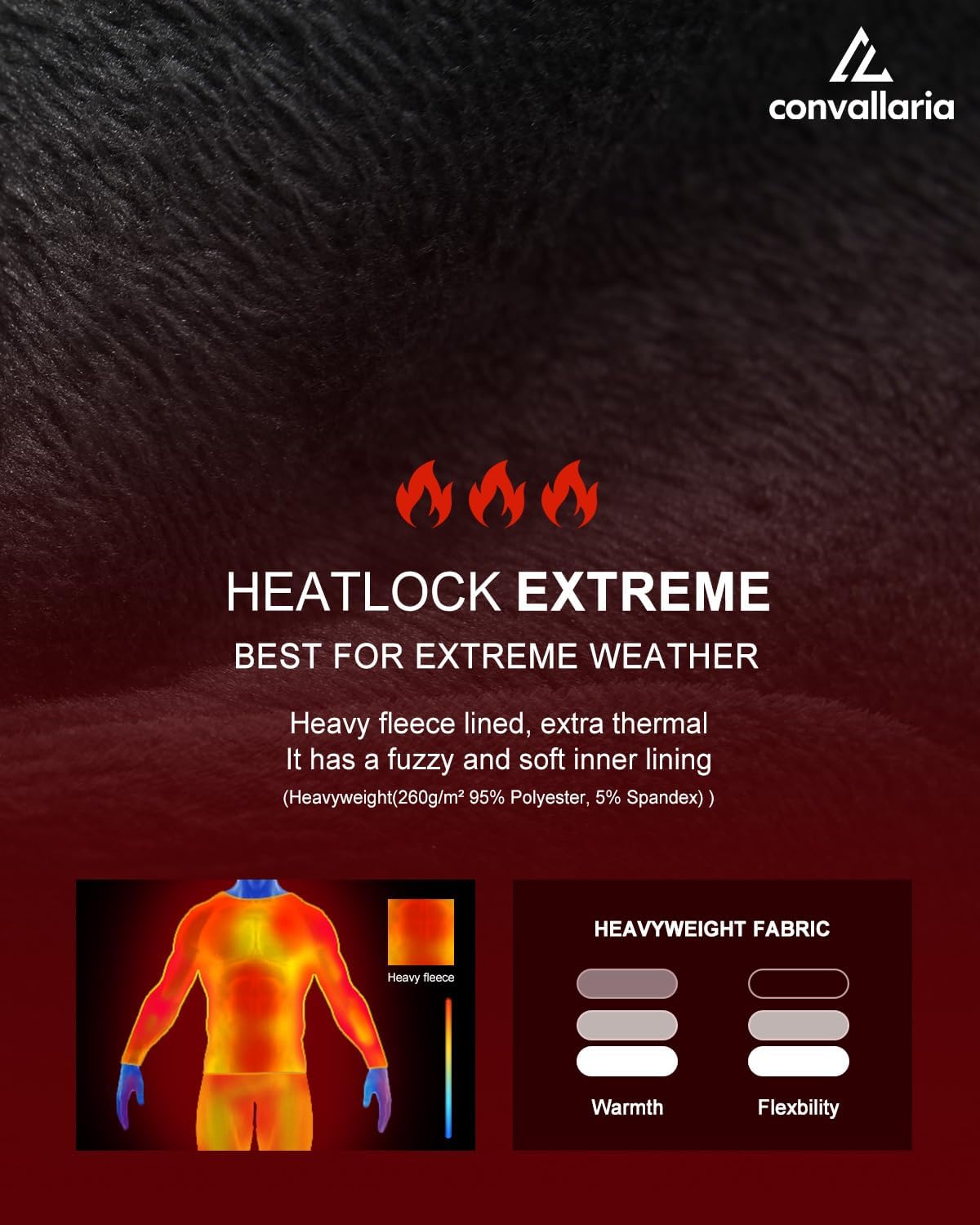 Thermal Underwear Long Johns for Men Cold Weather Base Layer Set