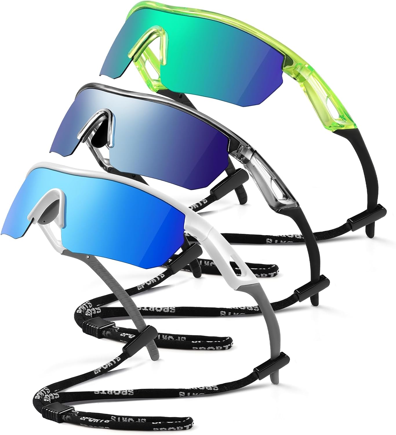 Kids Sunglasses Polarized Baseball Glasses for Boys Girls 3-12