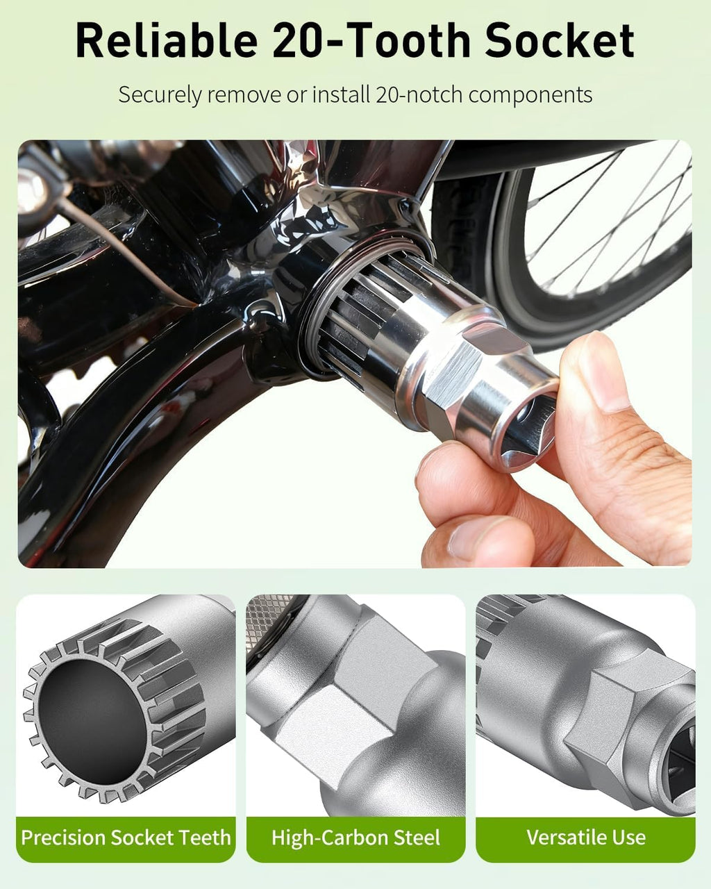 Pawfly Upgraded Bicycle Crank Puller Set, Bike Repair Kit for Square Taper Shimano & ISIS Splined Crank Arm