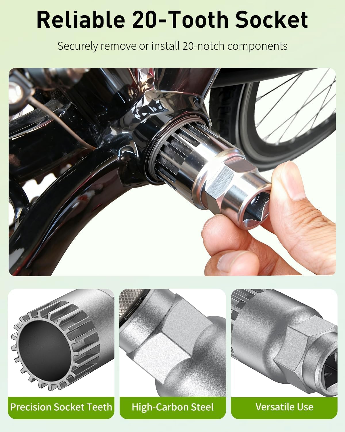 Pawfly Upgraded Bicycle Crank Puller Set, Bike Repair Kit for Square Taper Shimano & ISIS Splined Crank Arm