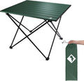 VILLEY Portable Camping Side Table, Ultralight Aluminum Folding Beach Table