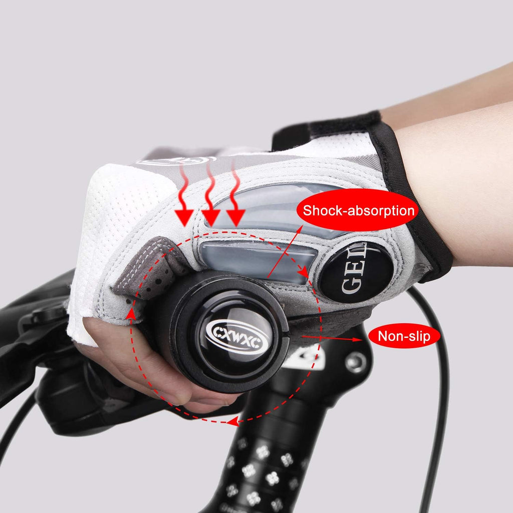 Cycling Gloves for Men Women - Breathable Gel Road Mountain Bike Gloves