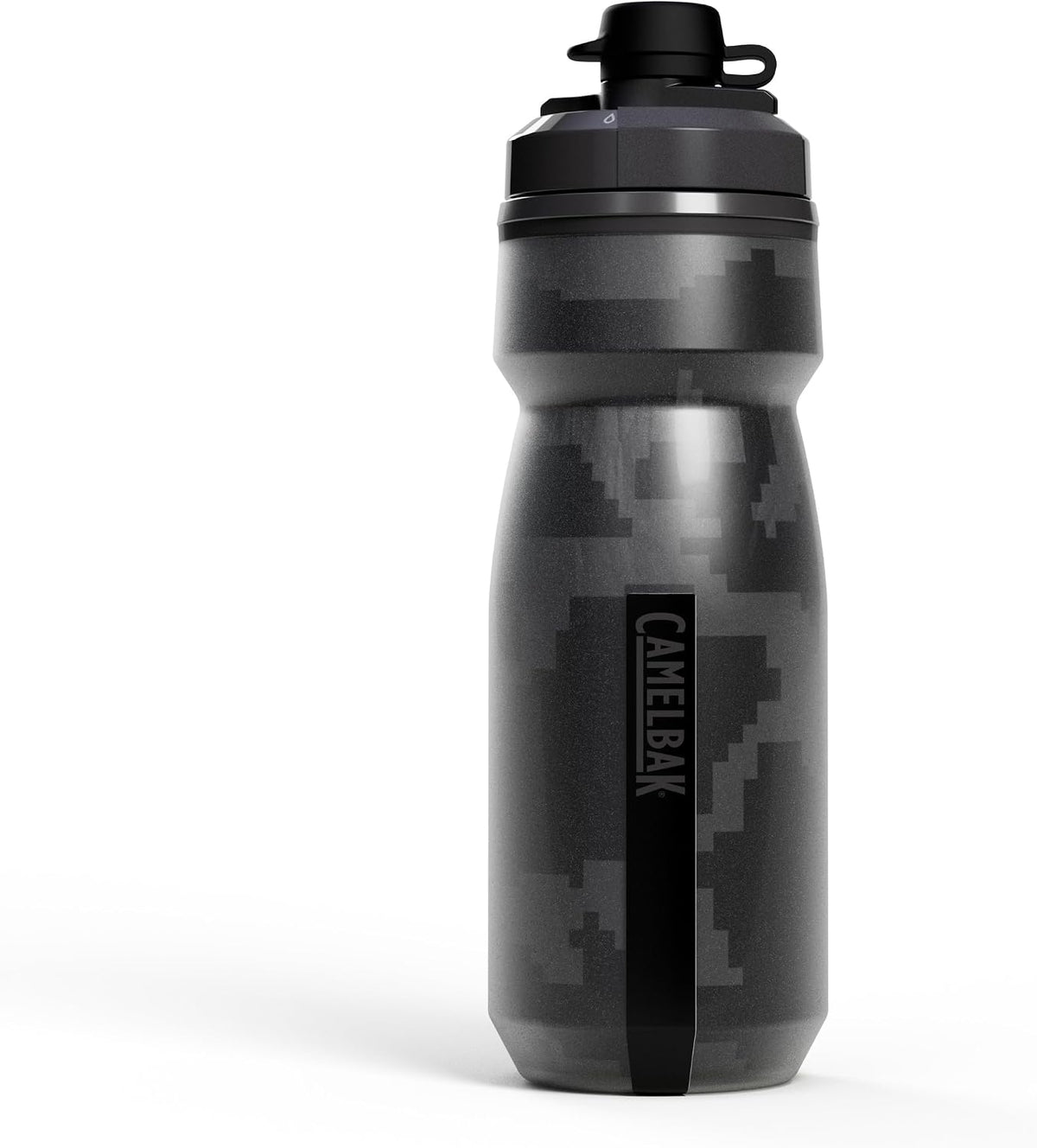 CamelBak Podium Dirt Series Chill Insulated Mountain Bike Water Bottle, Mud Protected Nozzle with Cold Retention, 21oz, White