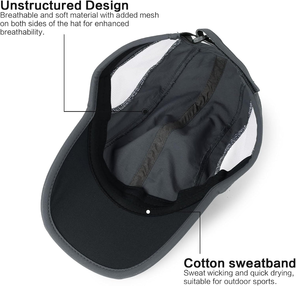 HH HOFNEN Quick Dry Baseball Cap Unstructured Water Resistant Golf Hat