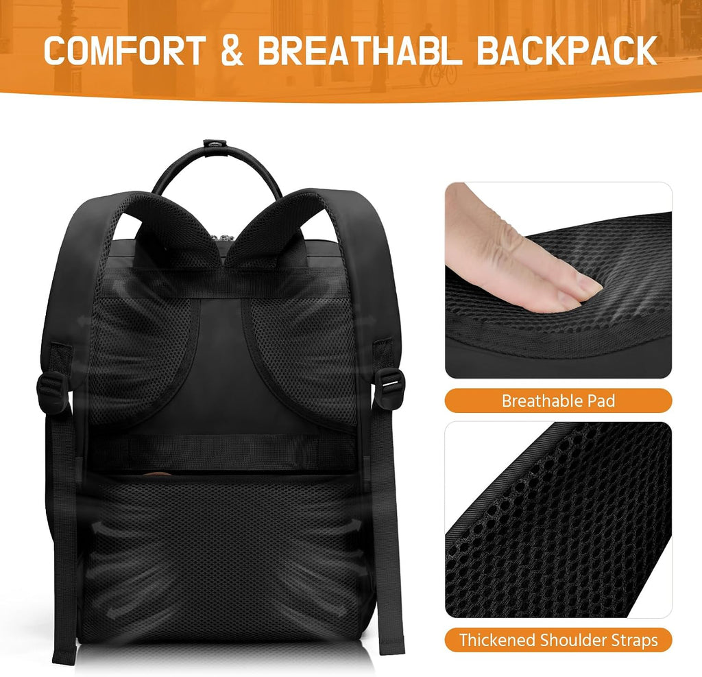 Maelstrom Laptop Backpack for Women Men, 15.6-17.3" Waterproof Travel Bag