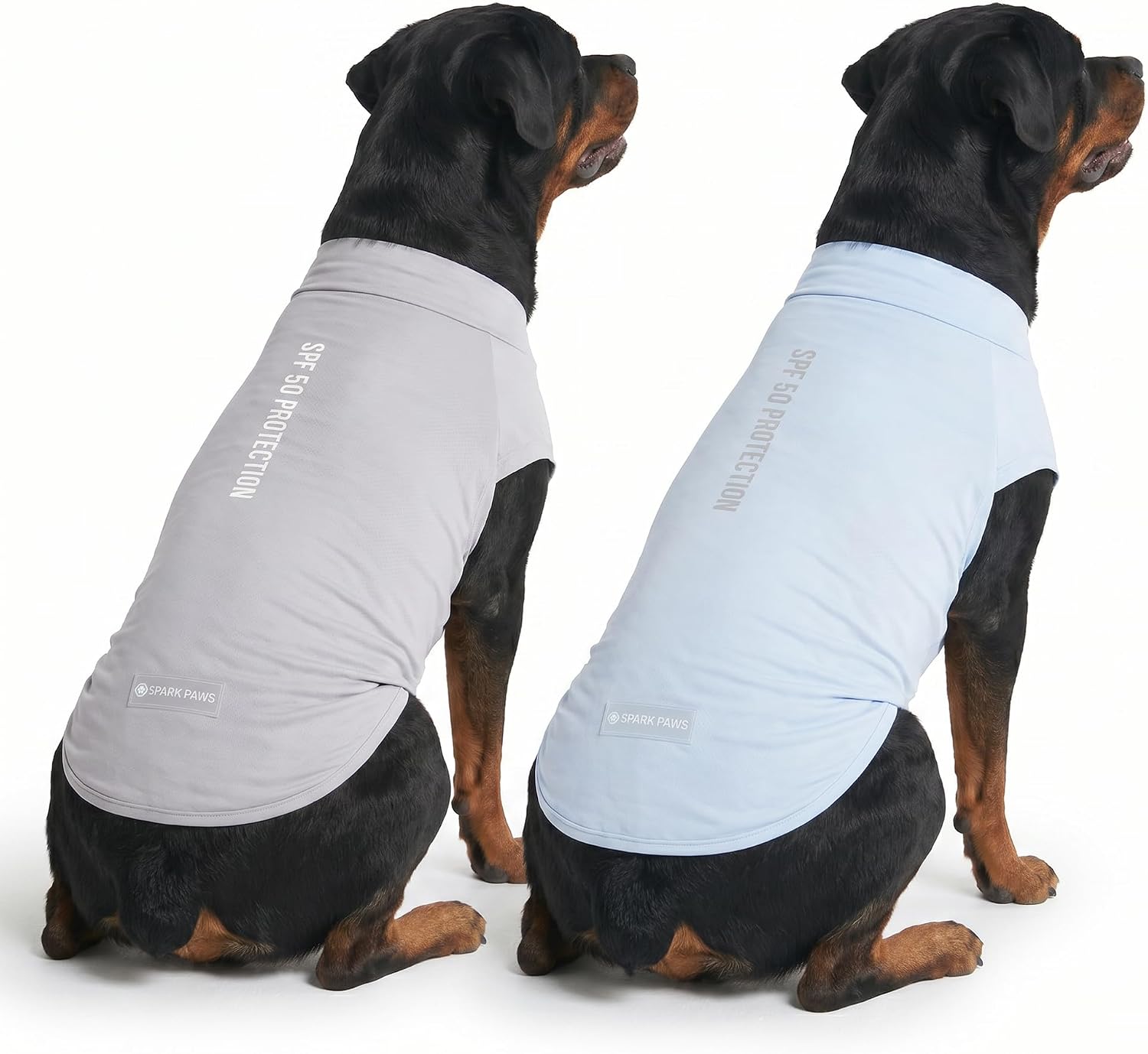 Spark Paws Sunblock Dog T-Shirt, SPF 30 UV Sun Protection, Summer Cooling