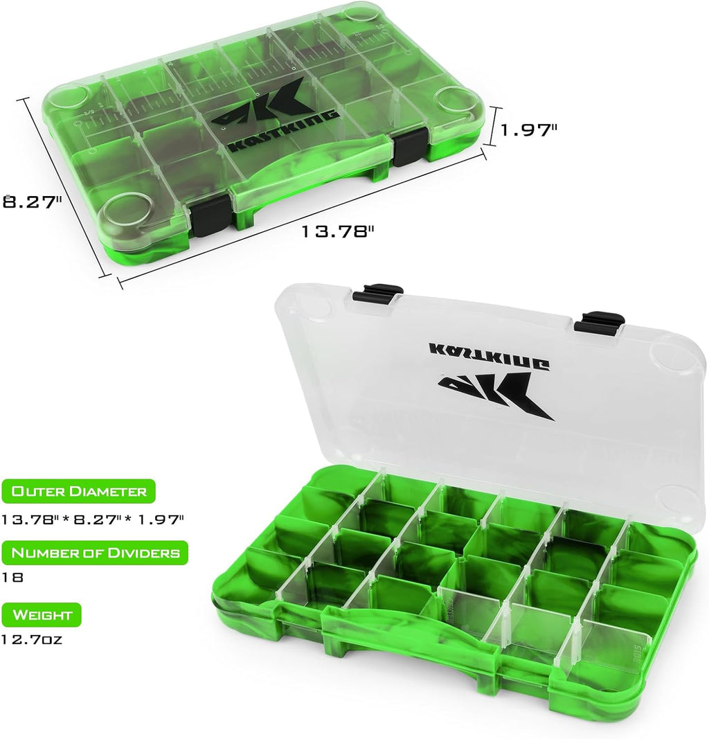 KastKing Utility Tackle Boxes, 3600 and 3700 Fishing Tackle Trays