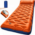 Camping Sleeping Pad,5.9 Inch Thick Camping Mat with Built in Pillow and Foot Pump,Self Inflating Sleeping Pad for Camping Backpacking（Green