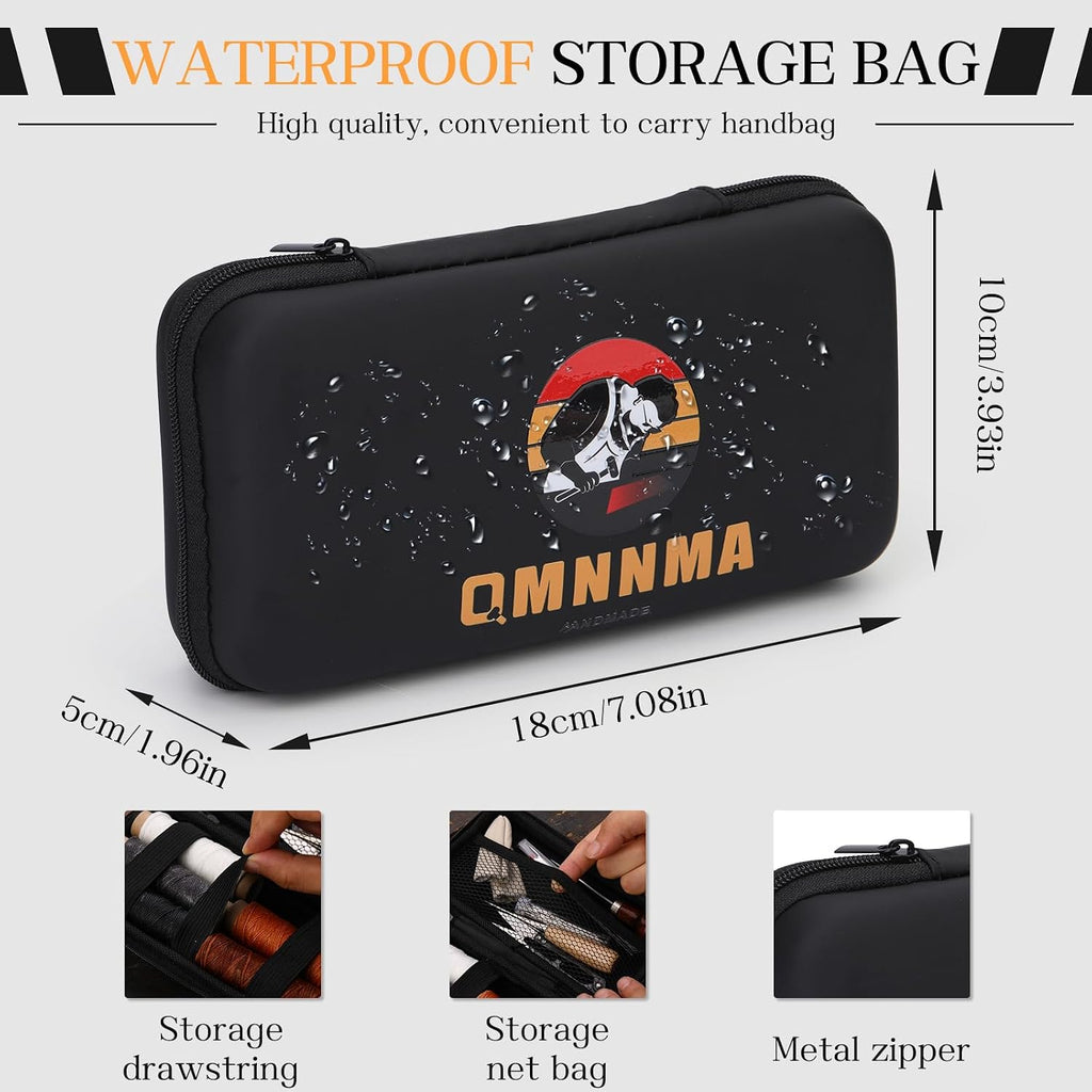 QMNNMA 40pcs Sewing Awl Kit with Bag, Speedy Sitcher Sewing Awl Kit
