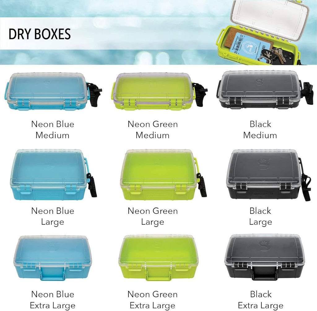 geckobrands Waterproof Dry Box with Silicone Liner – Durable, Dust-Proof, Crush-Proof Storage for Electronics and Gear