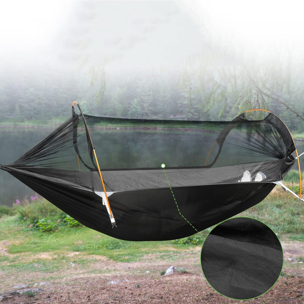 WintMing Hammock with Mosquito Net and Rain Fly Cover 3 in 1 Camping Hammock Tent 440lbs Load