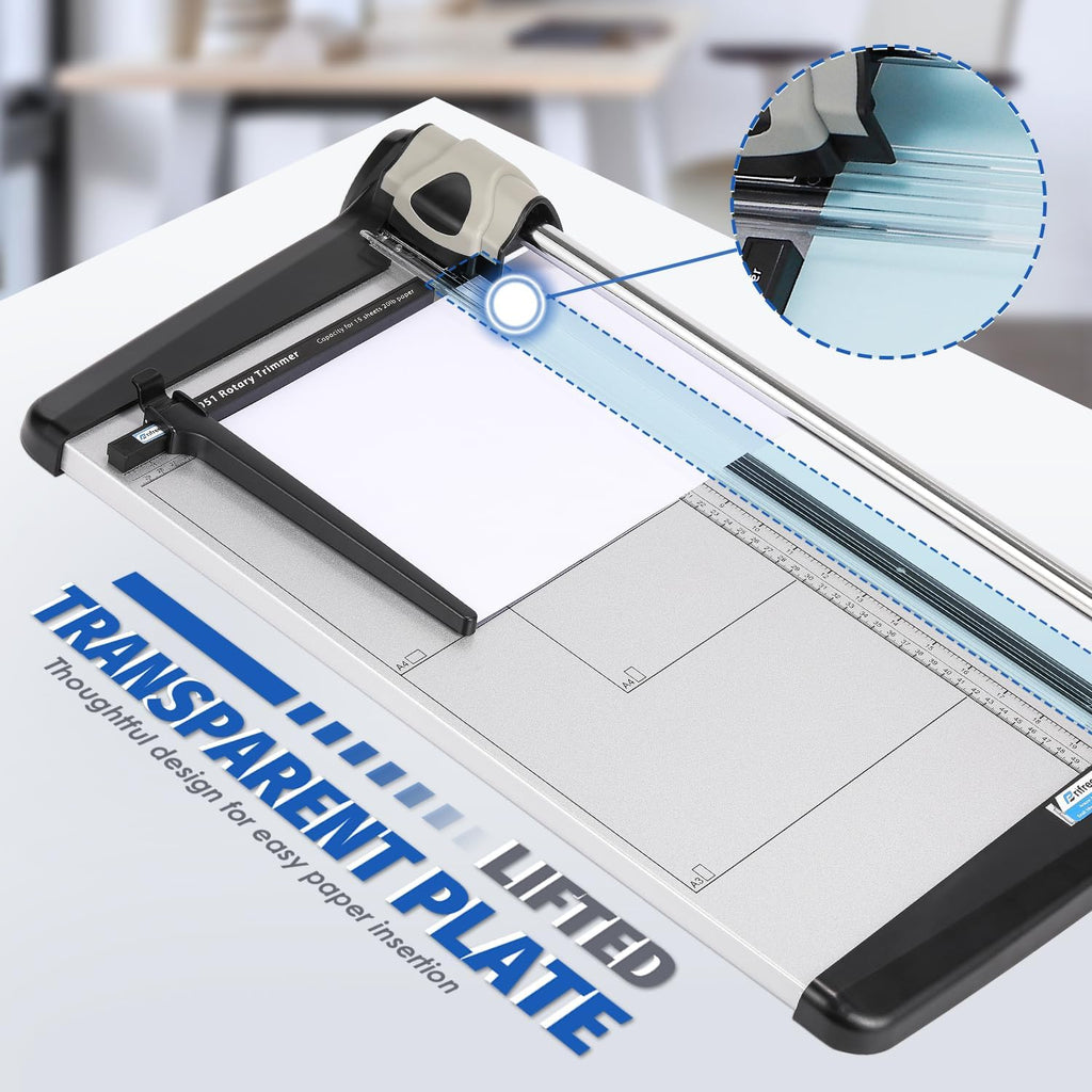480mm(18.90") Rotary Paper Trimmer, 15 Sheets Heavy Duty Paper Trimmer