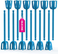 Pixiss Epoxy Resin Mixer Silicone Paddles - 12 Reusable Multipurpose Bidirectional Paint Stirrer for Drill Attachment