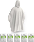 Hagon PRO Disposable Rain Ponchos for Adults (5 Pack)