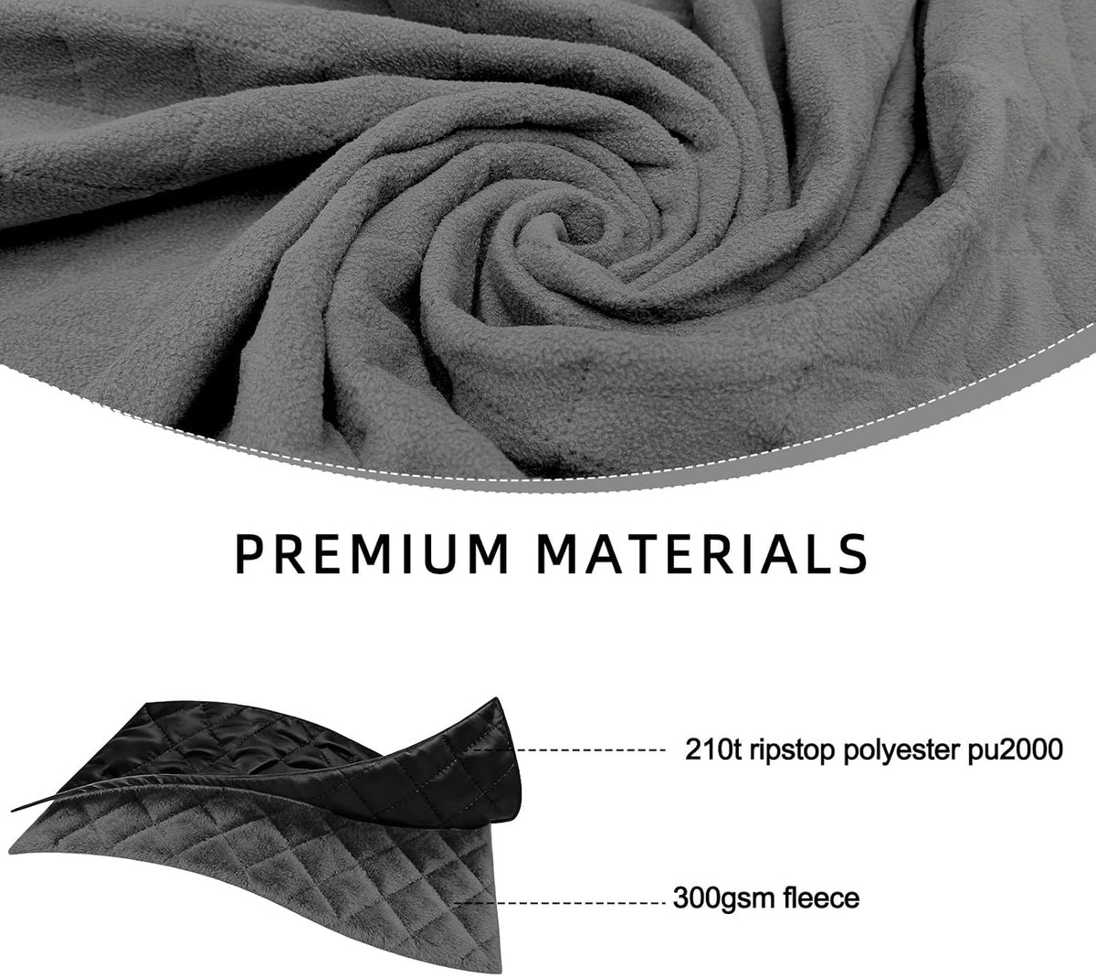 Large Waterproof Outdoor Camping Blanket 80 x 58 inch