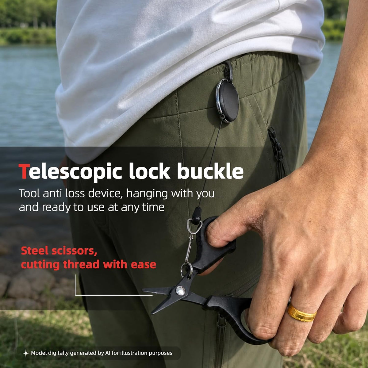 Corrosion-Resistant Fishing Tool Kit with Pliers & Lip Gripper