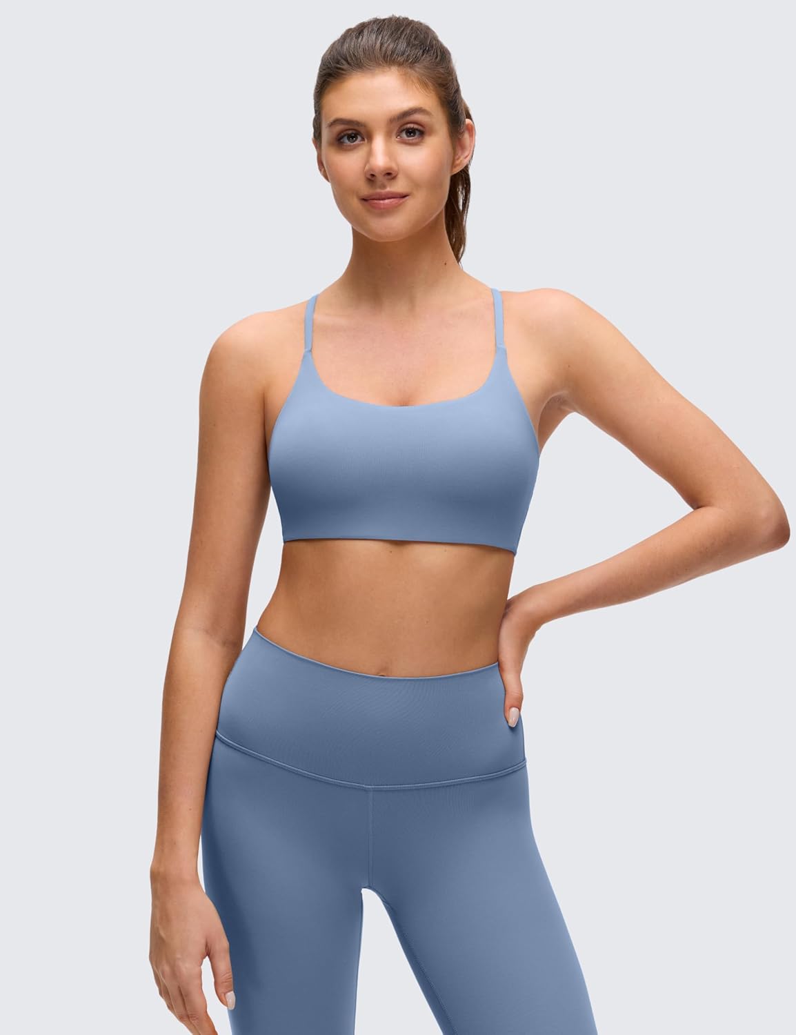 CRZ YOGA Butterluxe Twist Back Sports Bras