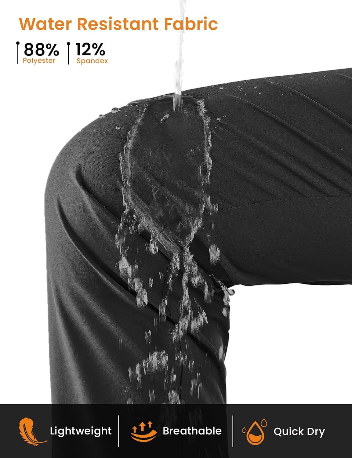 TBMPOY Women's Hiking Pants Lightweight Water Resistant Stretch