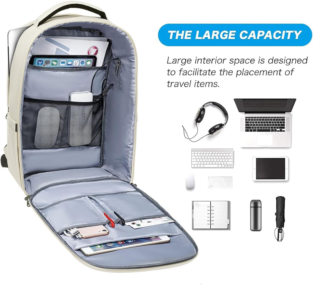 MOSISO 15.6-16 inch 35L Laptop Backpack with USB Charging Port