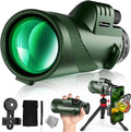 40x60 High Powered Monocular Telescope for Adults with Smartphone & Tripod