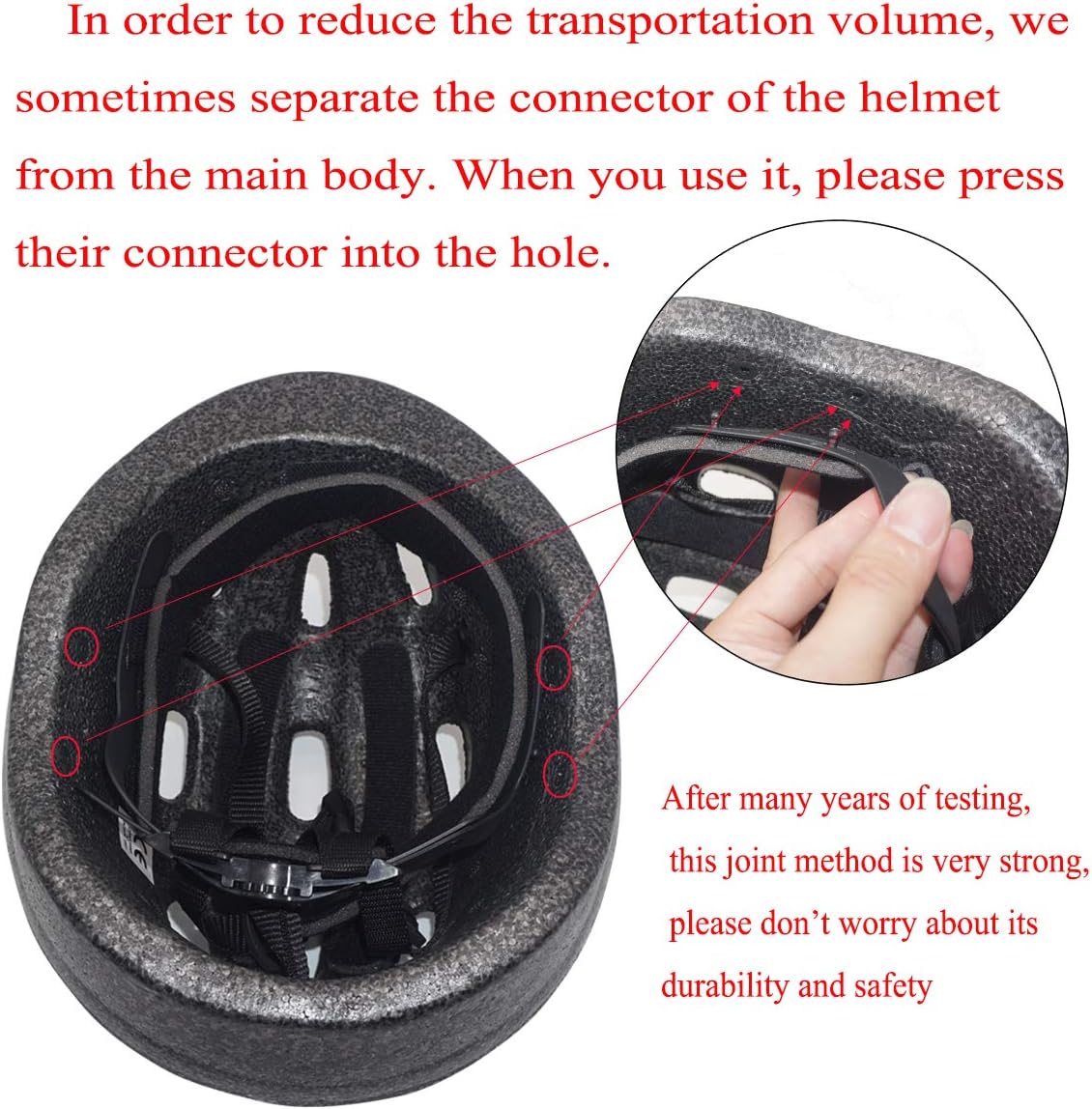 Lamsion Adjustable Kids Bike Helmet with Knee Elbow Wrist Pads, Ages 3-8