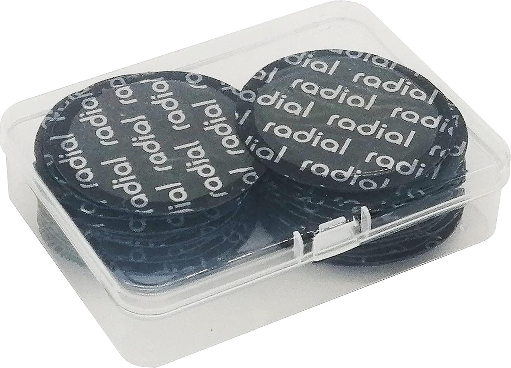 Professional Self-Vulcanizing Tire Repair Patches 96 pcs - Multi-Size (41mm to 57mm) Radial Tire Patch Kit for Cars/Trucks/Motorcycles, Heavy Duty, Heat