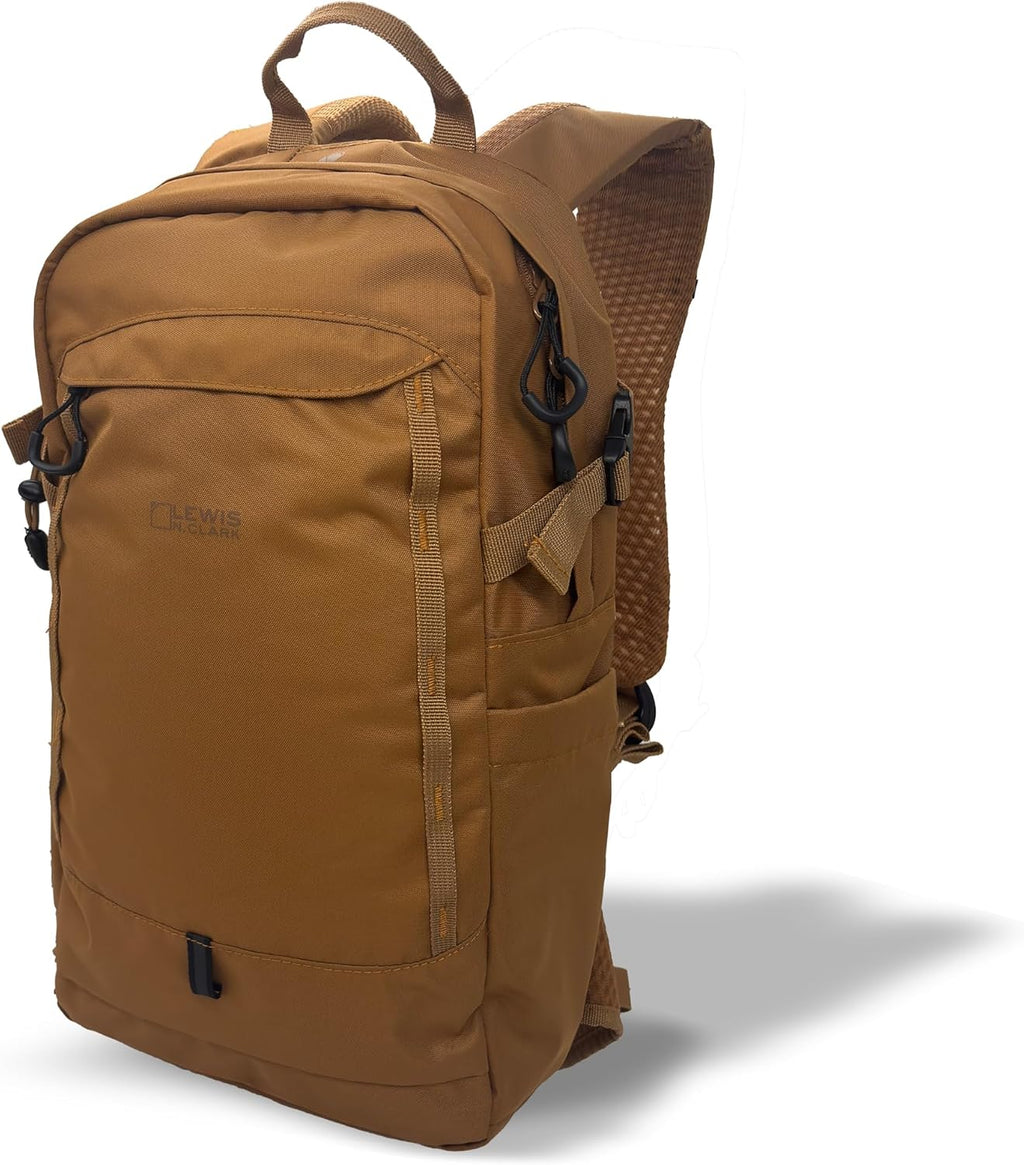 Lewis N. Clark 12L Hiking Daypack – Compact Comfort Backpack for Short Hikes with Padded Straps & Rain Cover