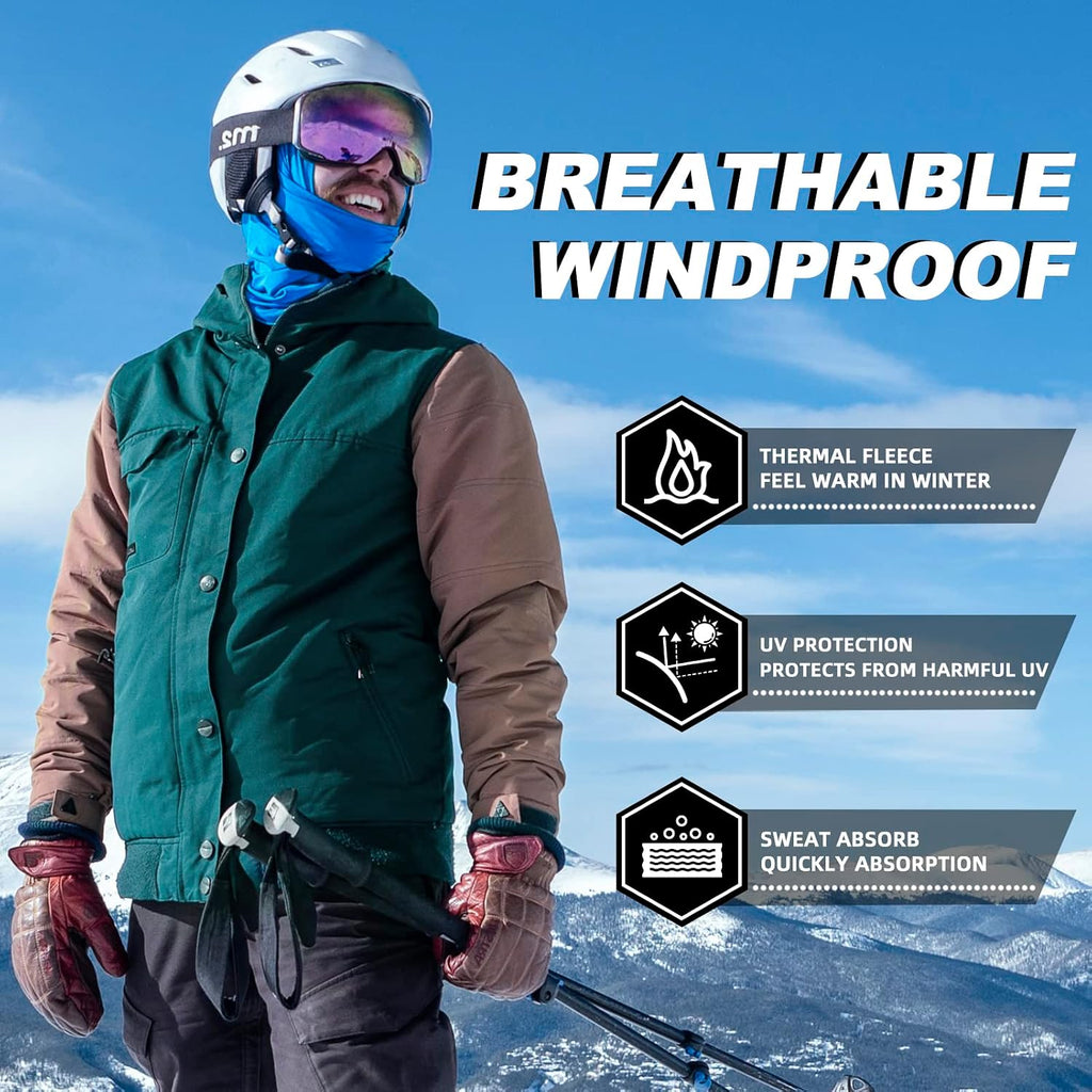 ROCKBROS Windproof Thermal Balaclava Ski Mask for Men and Women Cycling