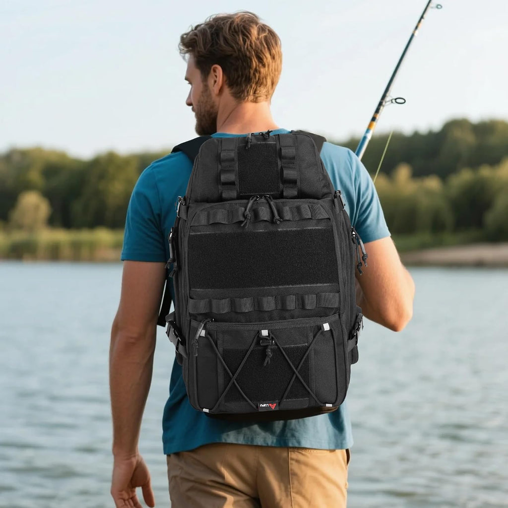 Tactical Backpack 35L Military Molle Pack 900D Waterproof Assault Rucksack Large Capacity Outdoor Hiking Camping Trekking Bag for Travel Hunting Survival and Adventure