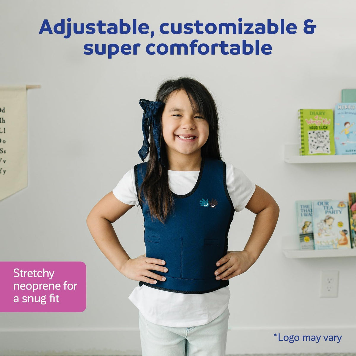 Fun and Function - Red Weighted Compression Vest for Kids & Adults - Calming Sensory Compression Vest for Kids - Weighted Vest for Sensory Needs - Toddlers, Kids, Teens & Adults Sizing