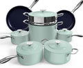 Nuwave Lux 13pc Forged Lightweight Nonstick Ceramic Cookware Set, PFAS-Free