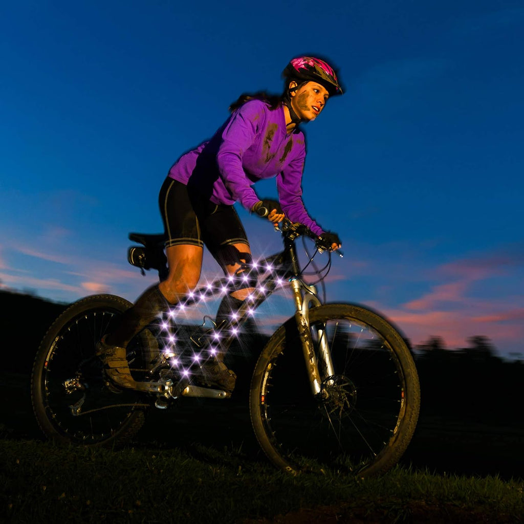 Waybelive LED Bike Wheel and Frame Lights, Waterproof