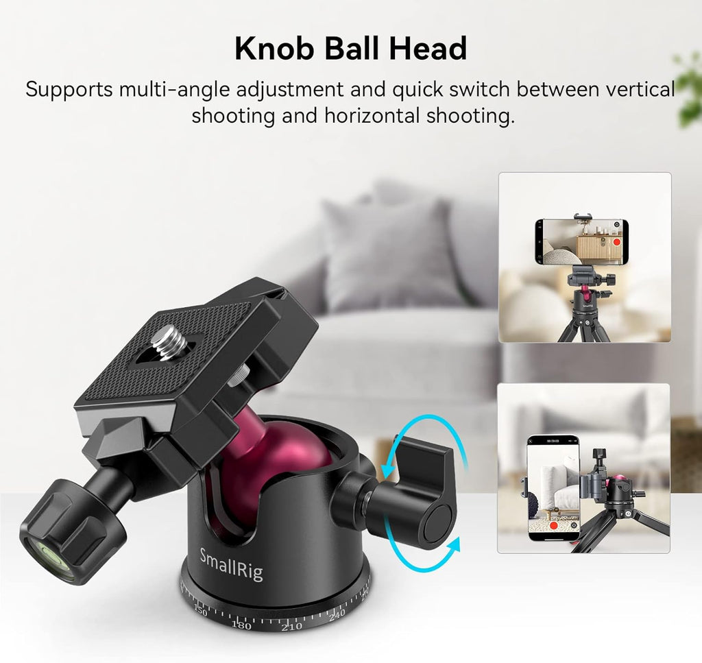 SmallRig Mini Tabletop Tripod with QR Plate for Arca-Type - BUT2664