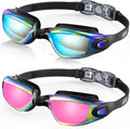 Aegend Swim Goggles 2 Pack for Adult Men Women No Leak with Storage Case