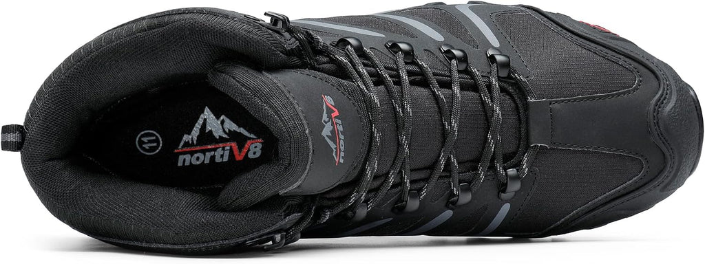 NORTIV 8 Men's Ankle High Waterproof Hiking Boots