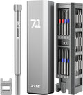 71-in-1 Precision Screwdriver Set with Pop-up Aluminum Alloy Case （Silver）