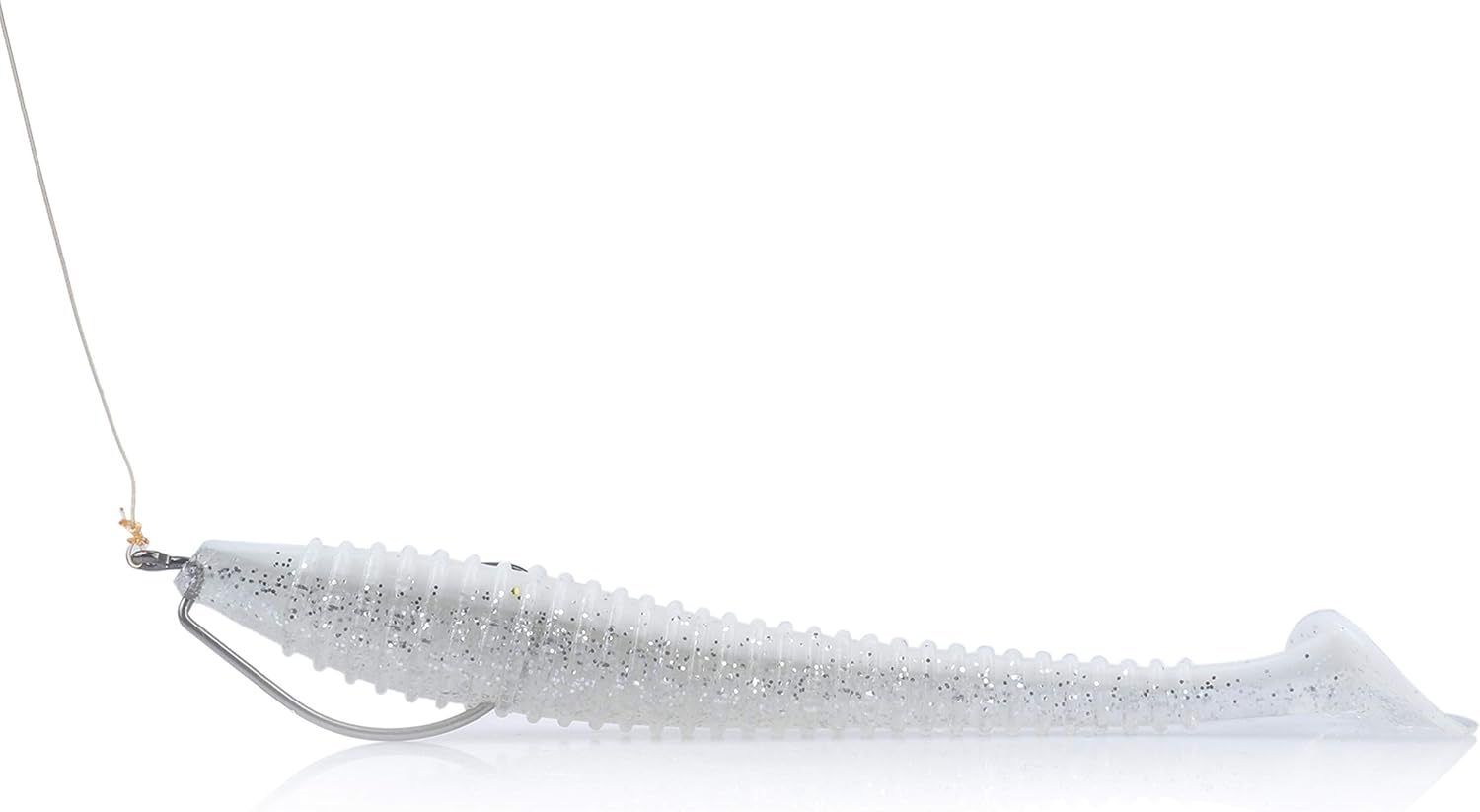 RUNCL Swimbaits Paddle 10/20/30/40PCS, 5/4/3/2 Inchs Paddle Tail, Soft Lure for Trout Crappie Bass, Durable Plastic Bait Swimmer for Saltwater/Freshwater, Fishing Lover's Gift