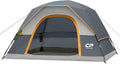 CAMPROS CP Tents for Camping 2/4/6 Person, Waterproof Windproof Dome Tent