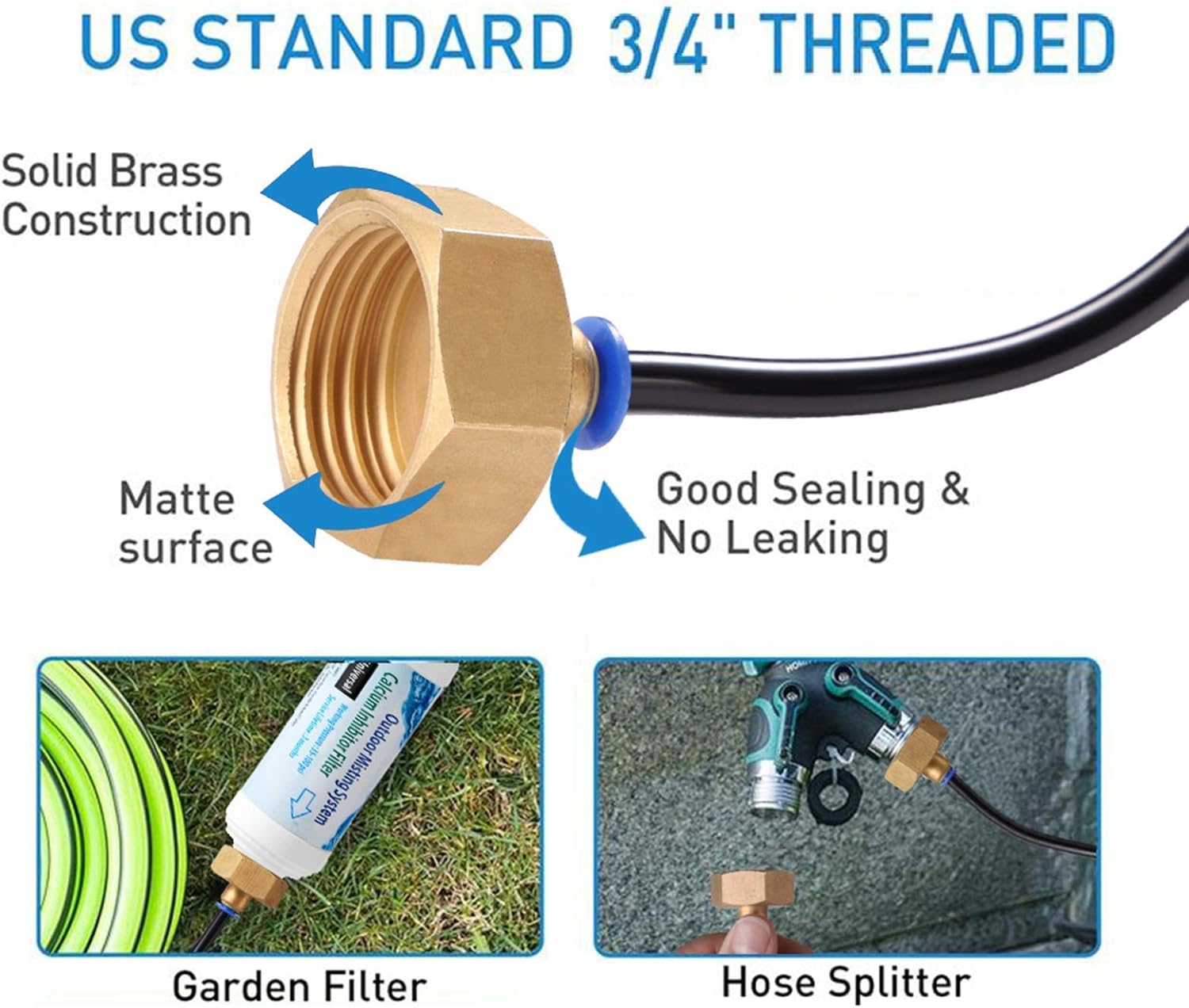H&G lifestyles Patio Mister, Outddor Misters for Outside Patio,75FT