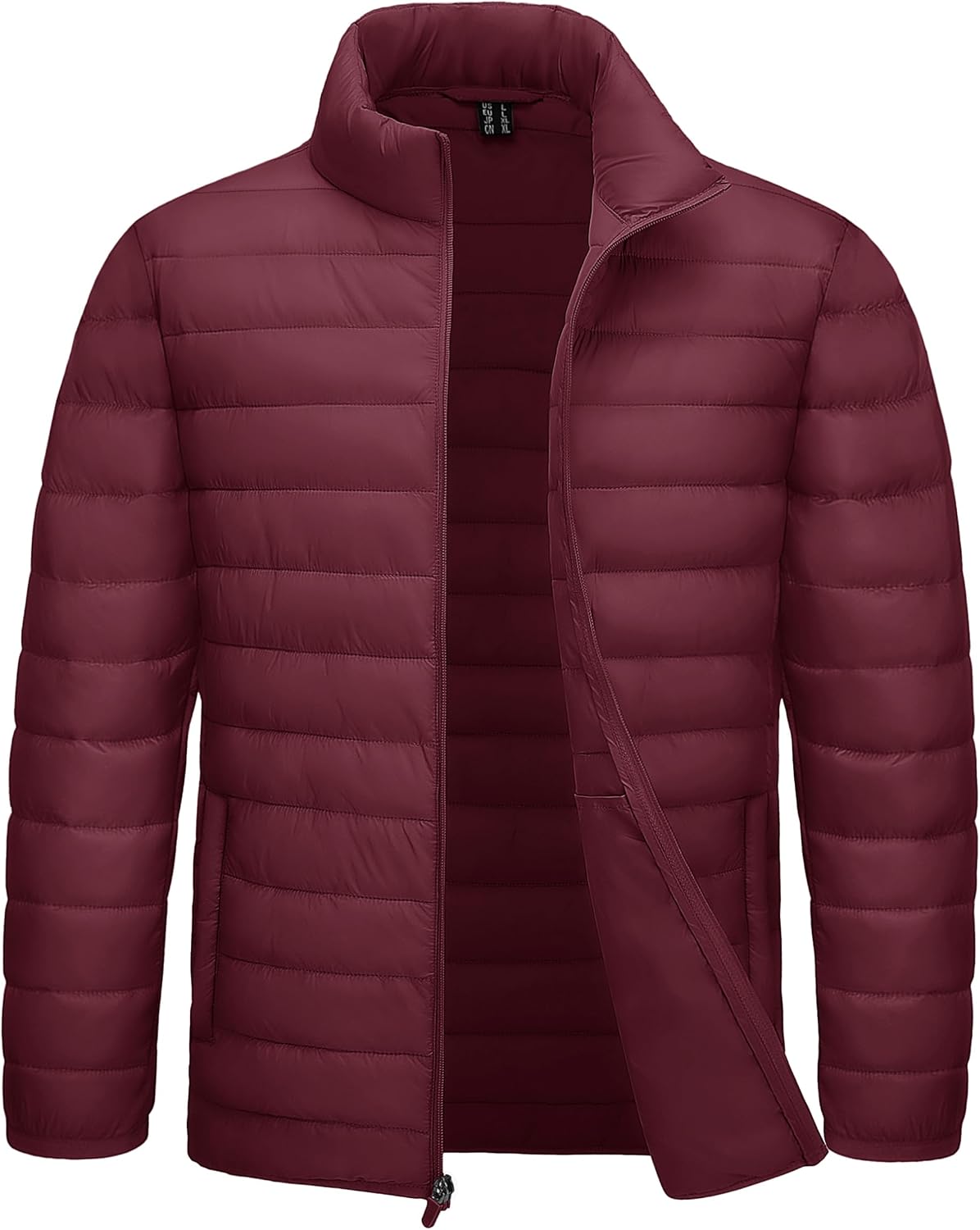 TACVASEN Men's Lightweight Puffer Jacket Quilted Insulated Winter Coat