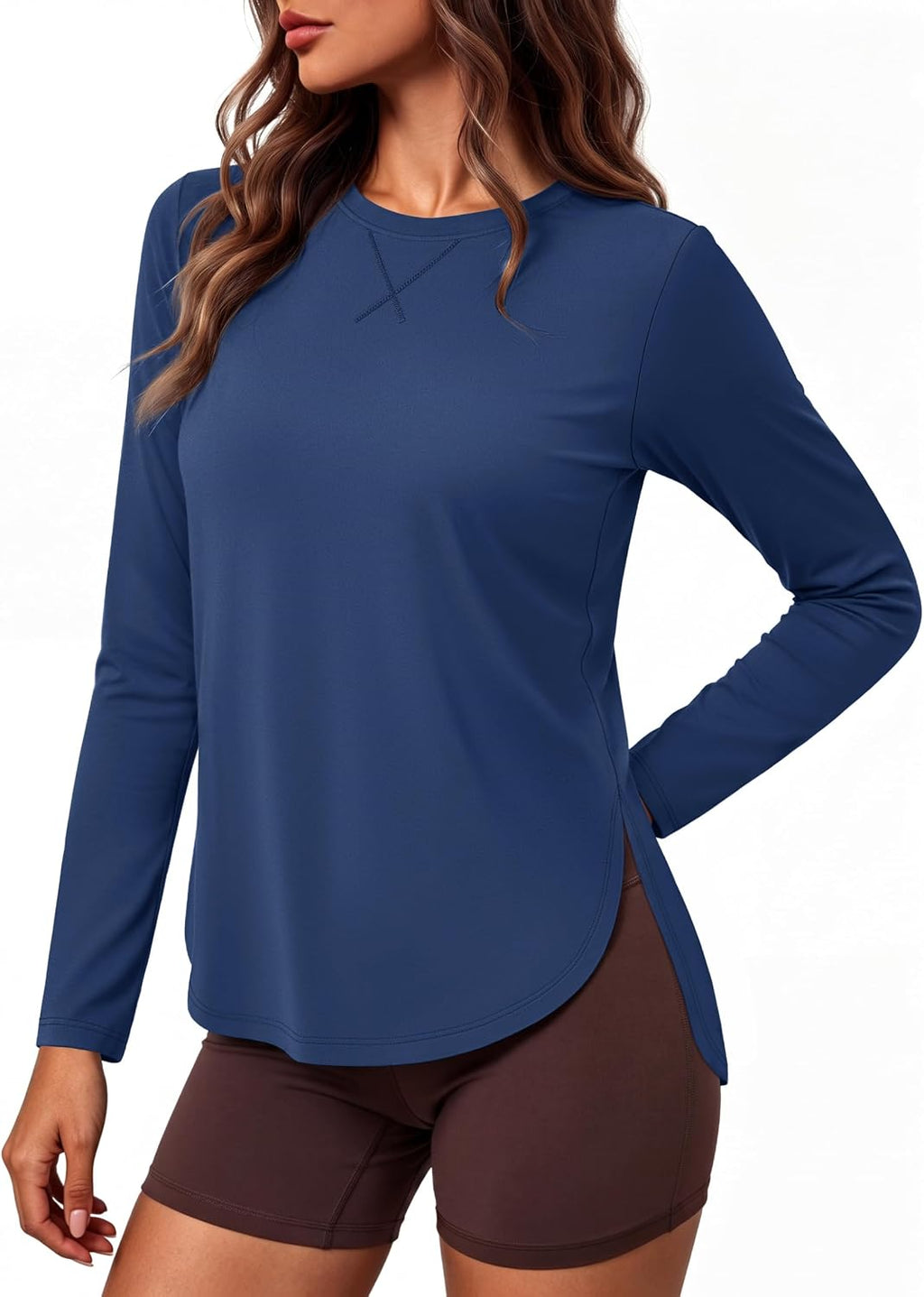 MAGCOMSEN Women's UPF 50+ Long Sleeve Shirt Moisture Wicking Top for Hiking
