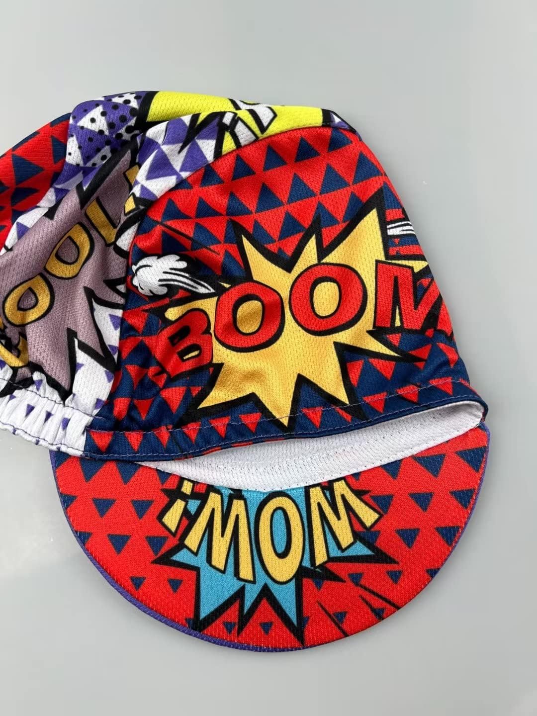 Funny Cycling Cap - Polyester Cartoon Cycling Hat-Under Helmet - Cycling Helmet Liner Breathable&Sweat Uptake